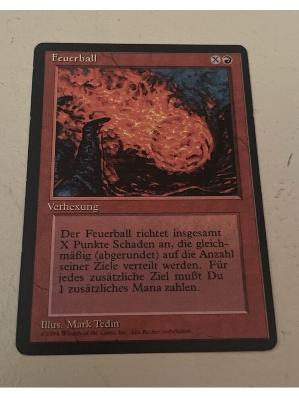 Magic The Gathering MTG Fireball - German Revised FBB
